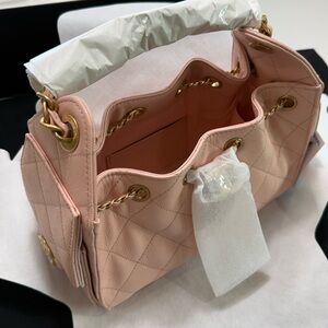 CHANEL Mini 25 Handbag Pink Caviar BRAND NEW